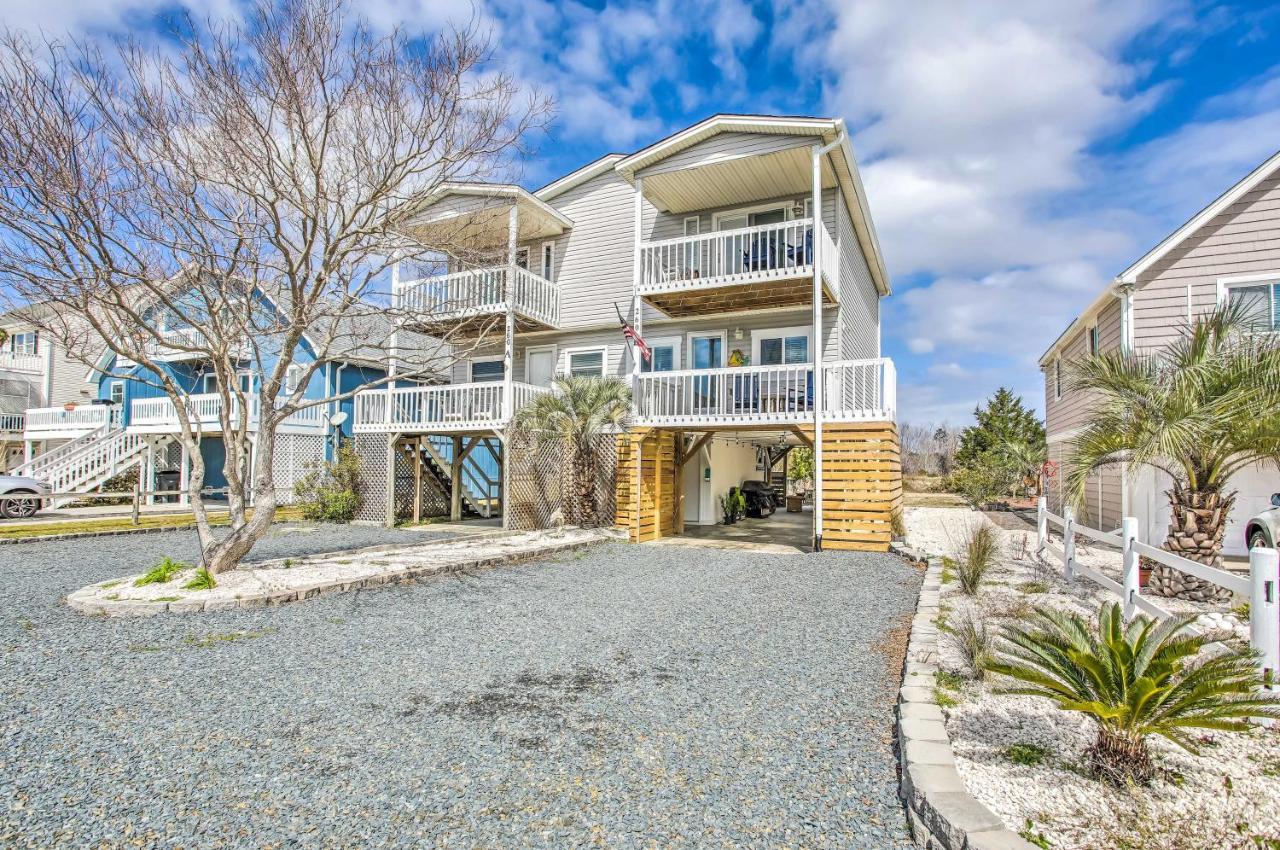 Coastal Oasis With Decks Walk To Holden Beach! 외부 사진